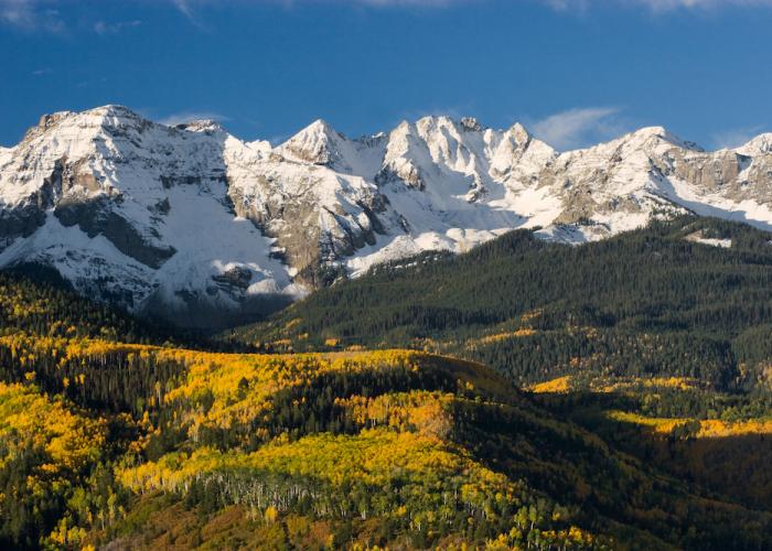 scenic photo of aspen