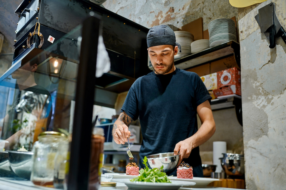 chef preparing food best restaurants in aspen